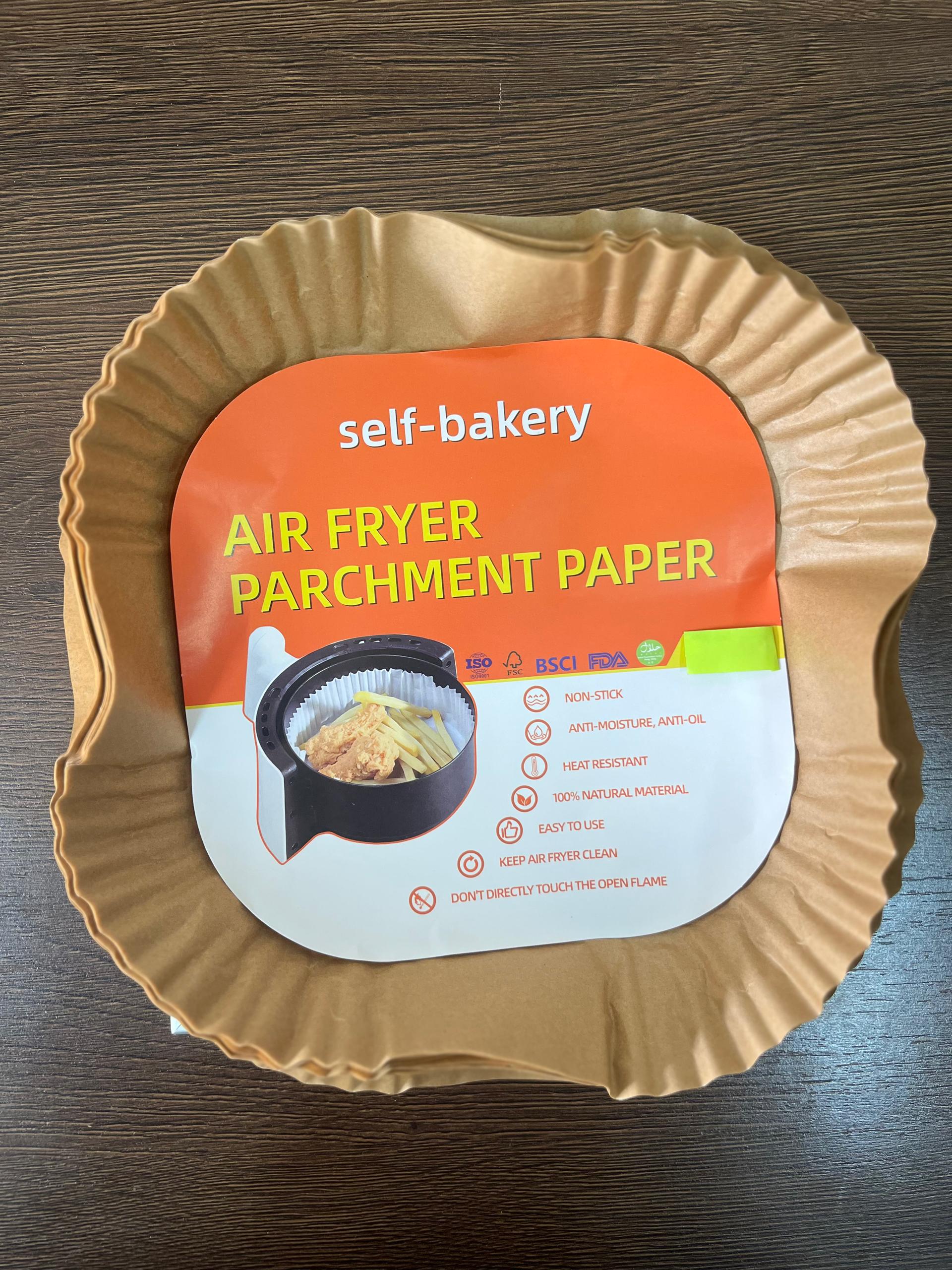 Papier sulfurisé pour Air Fryer - 50 pièces - Taille M