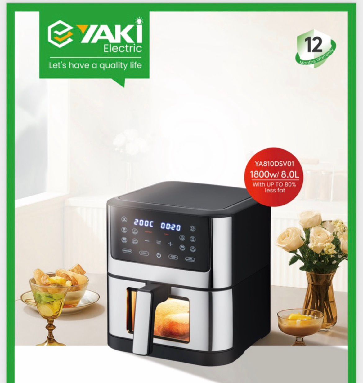 Air Fryer 8 Litres