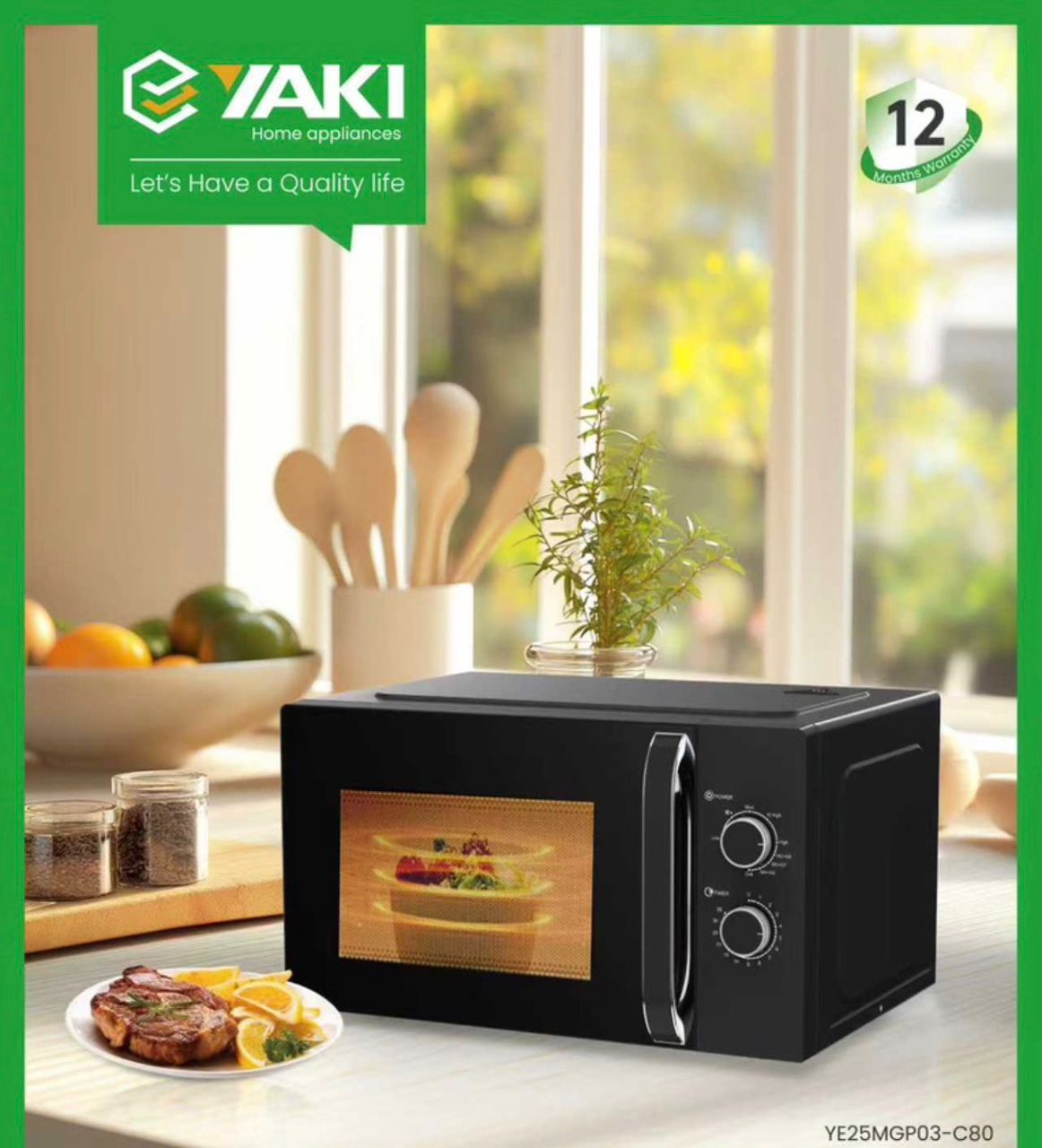 Four à Micro-ondes 25 Litres avec grill - 1200W