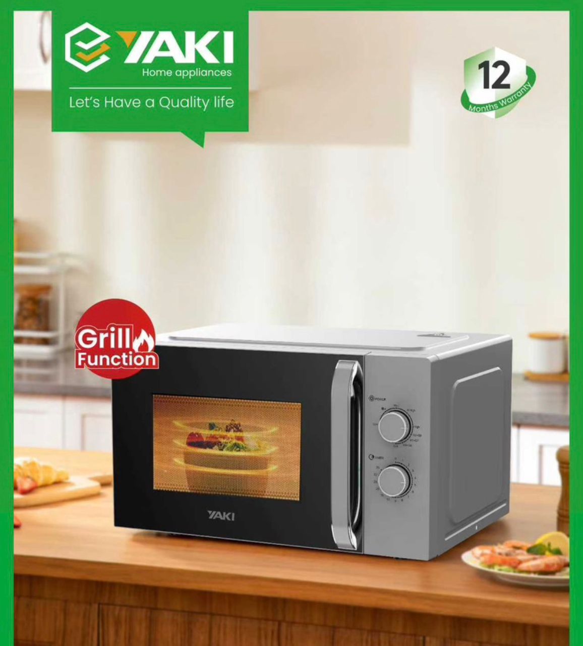 Four à Micro-ondes 30 Litres avec grill - 1200W