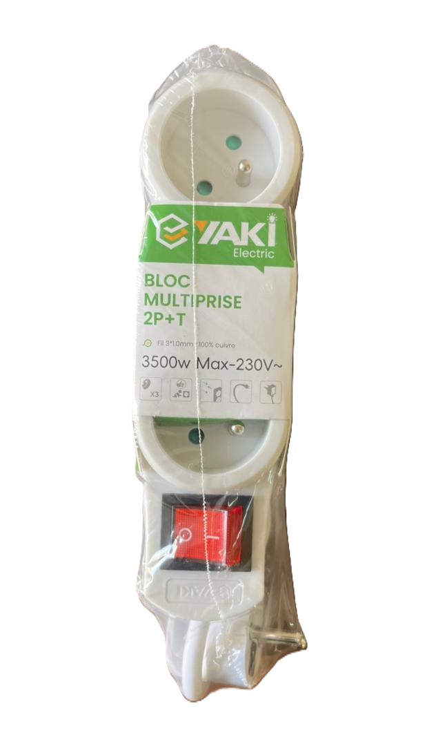 Rallonge 3 trous 1,5 mètres